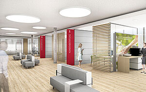 Stadtwerke, Minden - Foyer | Rendering